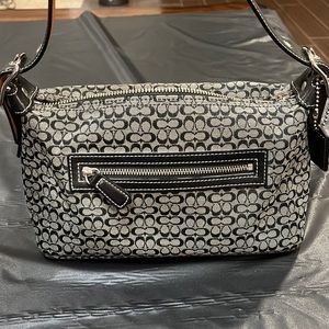 Coach black and gray small signature purse number #6332